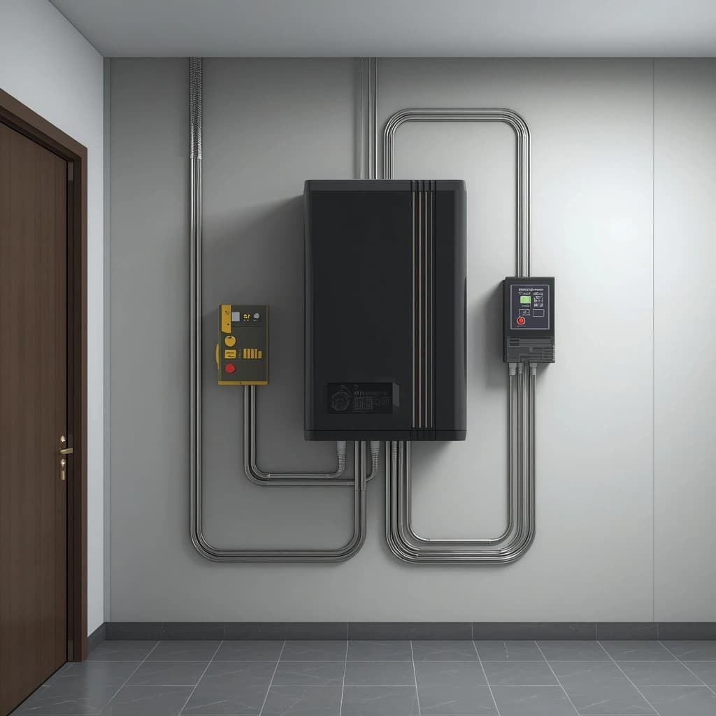 Solar inverter installation